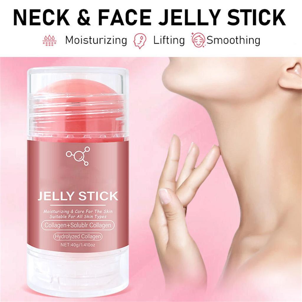 Tělová kolagenová péče v tyčince 40g, Vyživující péče o pokožku těla, Masážní hydratace, Tělová péče v tyčince