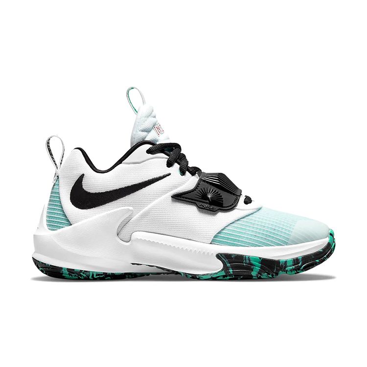 Nike Zoom Freak 3 GS N.I.K.E. Kids Sneakers Teal White Clear-Emerald DB4158-101
