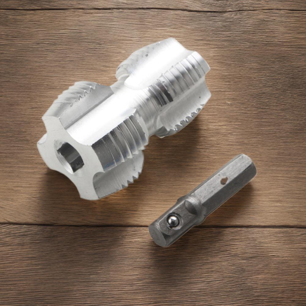 4 Points 6 Points PPR Water Pipe Internal Thread Opener for PVC Plastic Pipe Thread Tap Hand Electric Drills Hand Tools
