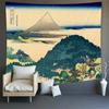 Berg Fuji, Japan Wandteppich Kunstdruck Wandteppich Die große Welle von Kanagawa Wandbehang Dekoration Japanischer Wandteppich