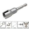 Natural Slotted Butterfly Hole Socket Wrench 65mm Hexagonal Handle Electric Screwdriver Wing Nut Socket Tool for Easy Fastening