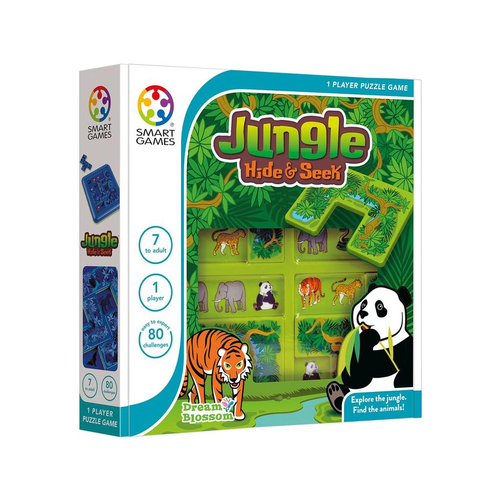 Smart Games Jungle Brain Training Puzzle Board Game SG105JP Authentic Hide-and-Seek
