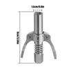 10000 PSI Grease Gun Coupler Double Handle Grease Nozzle Repair Car Syringe Lubricant Tip  Car