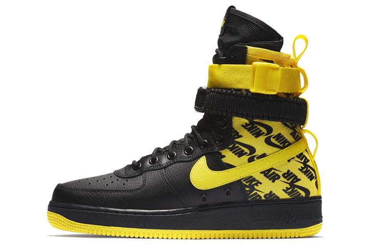 

Nike Sf Air Force 1 High Black Dynamic Yellow AR1955-001 40.5