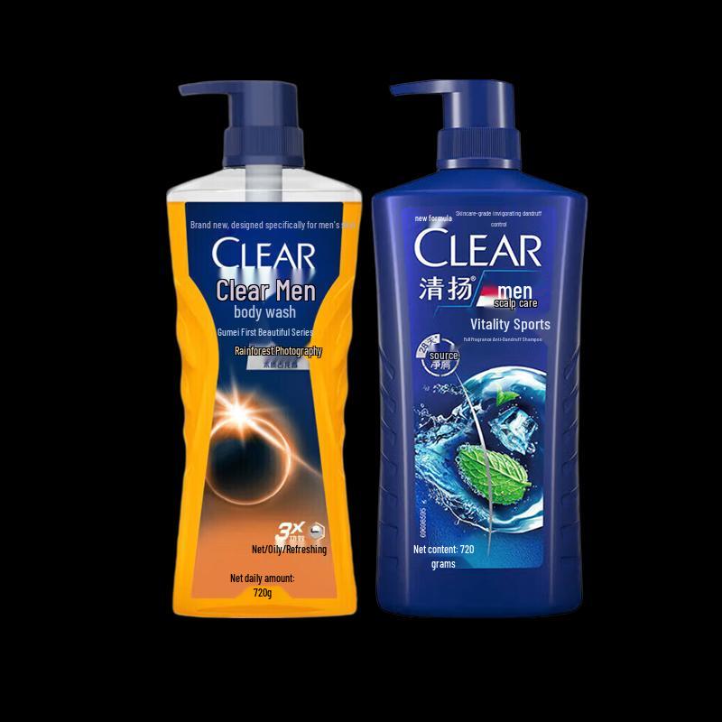 

Clear Men s Shower Gel & Shampoo Bundle