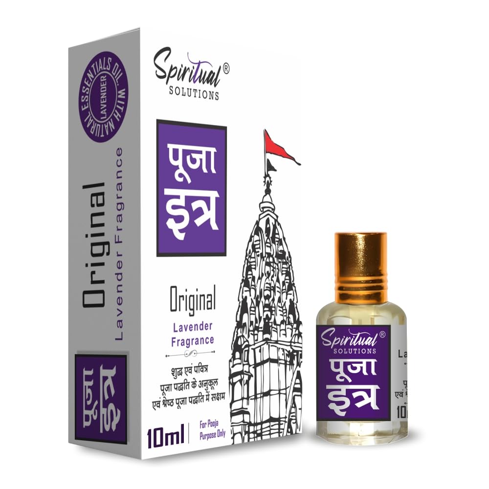 Pooja Itra Mogra 10 ML | Premium Pooja Itra for Home and Mandir | Pure and Natural Fragrances for Worship