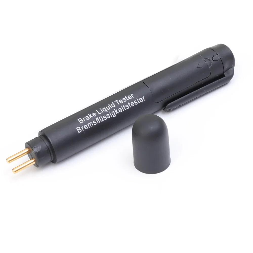 

Тест-ручка для автомобильного тормозного масла с 5 светодиодными индикаторами, тестеры аккумуляторов, точная ручка для проверки качества масла, инструменты для тестирования автомобилей