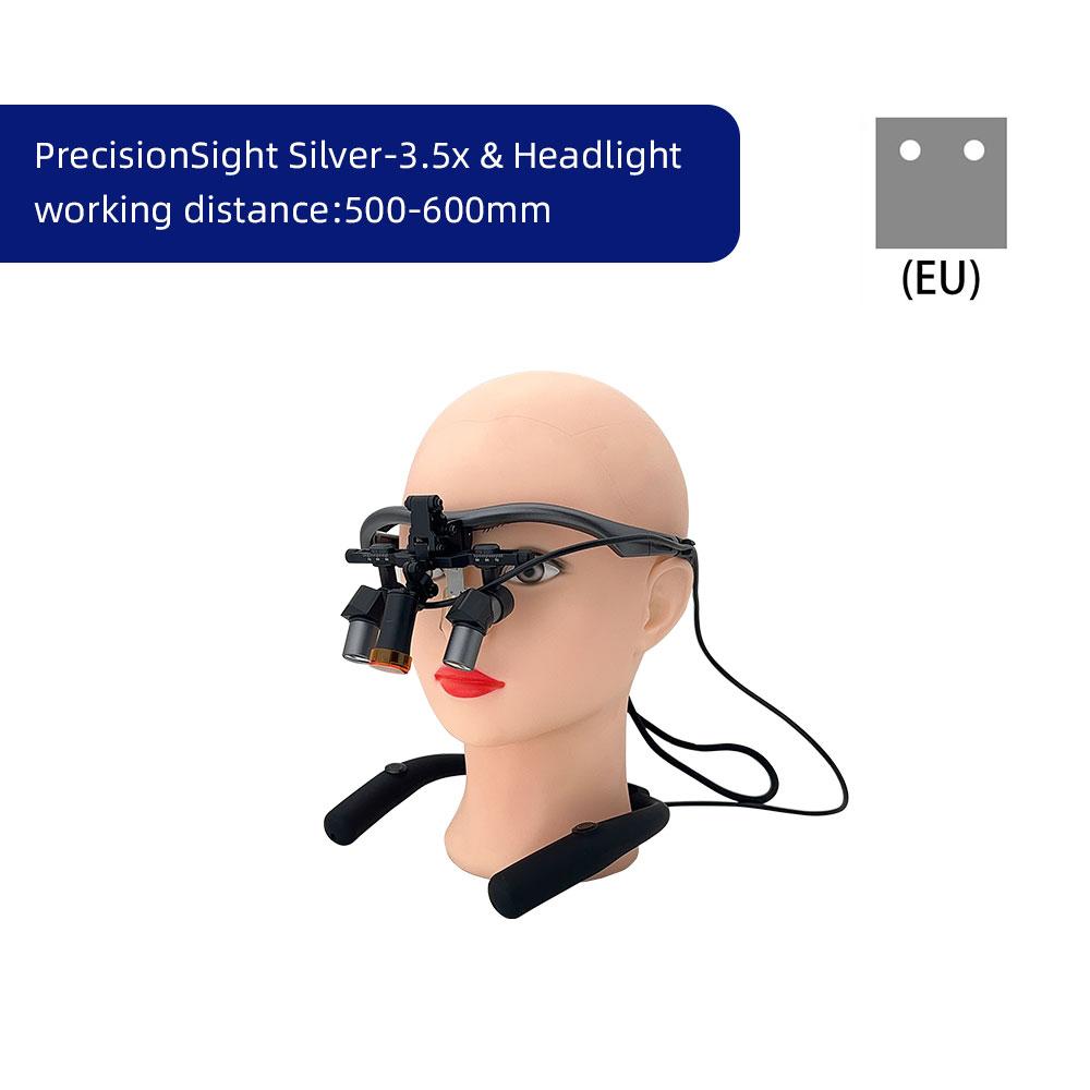 3.5X/4.5/5.5X/6.5X Dental Loupes Headlight Set Wearing Glasses Magnifying The Mirror Oral Glass Surgery Hd Led Equipment