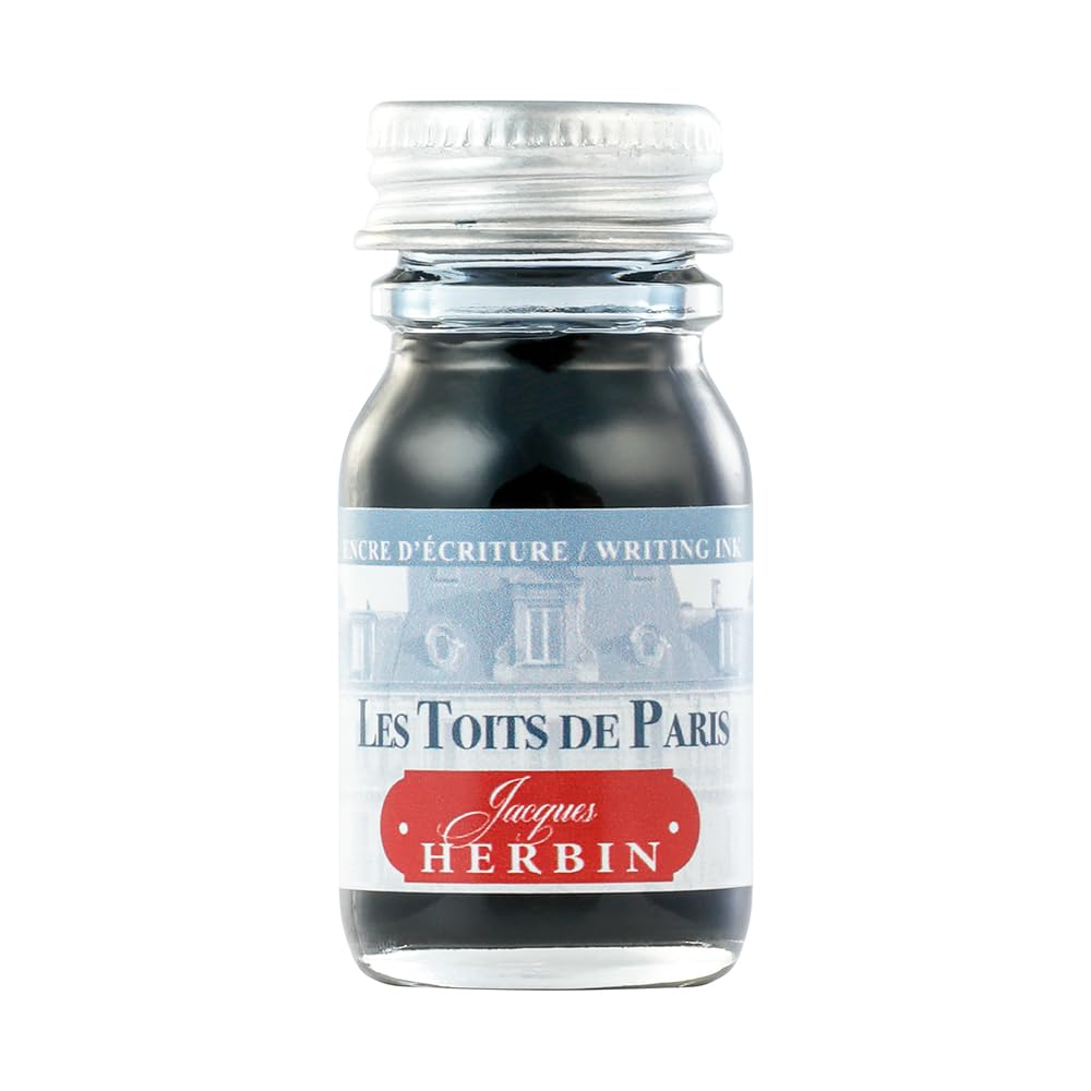 French Herbin Glass Pen Tsumugi Turquoise Mini Ink Paris Colors Rooftops of Paris Set HERBIN hb21433setP [Traditional Brand] [Handcrafted] & (10ml)