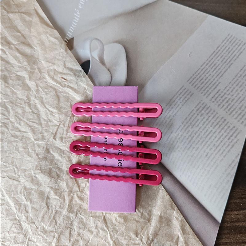 4pc Lovely Alloy Colorful Hair Side Clips Hairpin for Women Girls Children Retro Headband for Hair Accessories Headwear Ornament