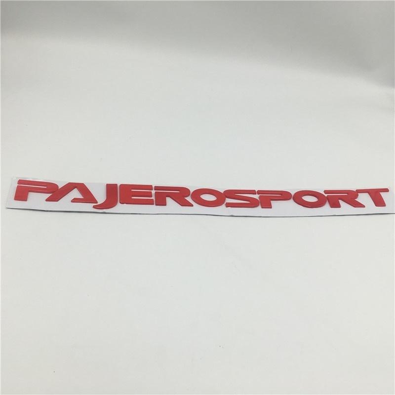 

Для M1itsubishi Pajero Sport Car Эмблемы на переднем капоте красный