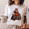 MAGIC FAIRY TALE Summer Woman T Shirt Cute Printing Design Oversized Short Sleeve Comfort Female Tee Gift White Girl Clothes