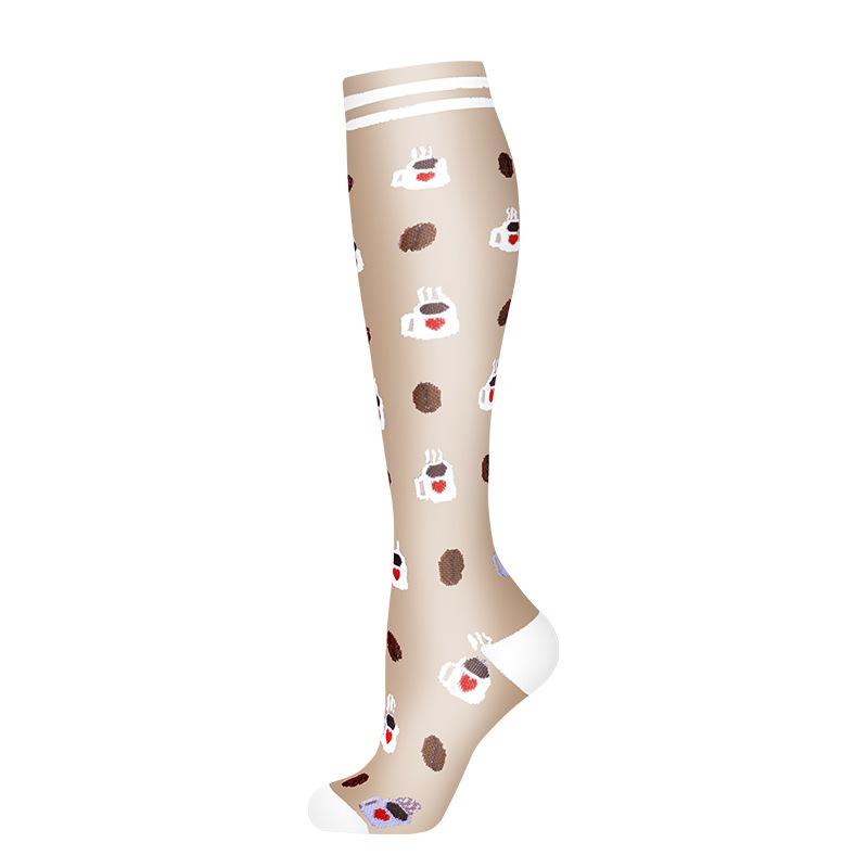 Neue Kompressionsstrümpfe Krampfadern Krankenschwester Sport Laufen Wade Druckstrümpfe Schützen Bare Füße Unterstützung Gradientendruck