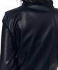 AAKAM Biker Wrap Leather Jacket (Black)