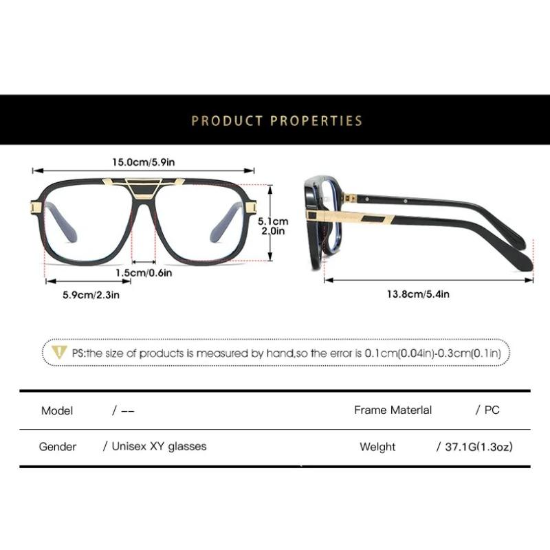 2025 Pilot Glasses Frame Anti Blue Light Men Women Unisex Aviation Blue Light Blocking Glasses Vintage Brand Designer Eyeglasses