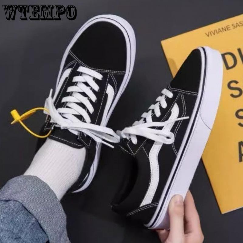 Canvas Shoes Women Classic Style Low Heel Versatile and Trendy Casual Shoes