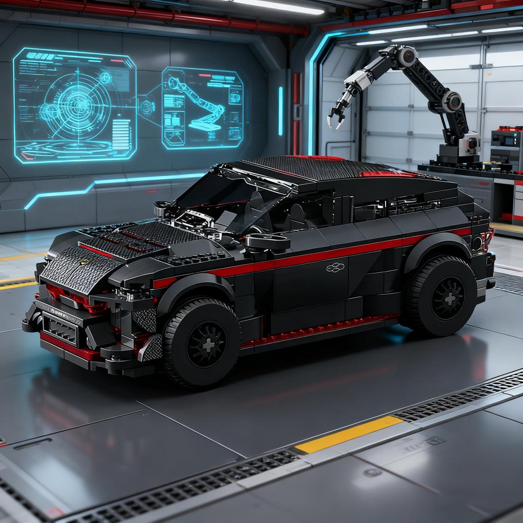 470 KS Městské Závodní Auto Stavebnice SUV Sportovní Auto Model Vozidla Cihličky Stolní Dekorace Dětské DIY Hračky Sbírka Sváteční Dárek