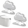 Cloud Shaped Toilet Seat Lifters self Adhesive Toilet Lift Tool Fashion Easy Installation Seat Cover Lift Handle Bathroom