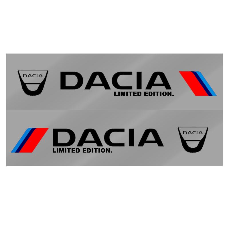 2 Stück Auto 3D Aufkleber Auto Seite Karosserie Sport Aufkleber Abziehbilder Autozubehör Für Renault Dacia Megane 2 3 Duster Logan Clio 4 Scenic 2 Captur