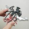 3D Metal Car Sticker Spider Bat Logo Chrome Badge Auto Emblem Decal Car Styling Decoration Auto Exterior Universal Accessories