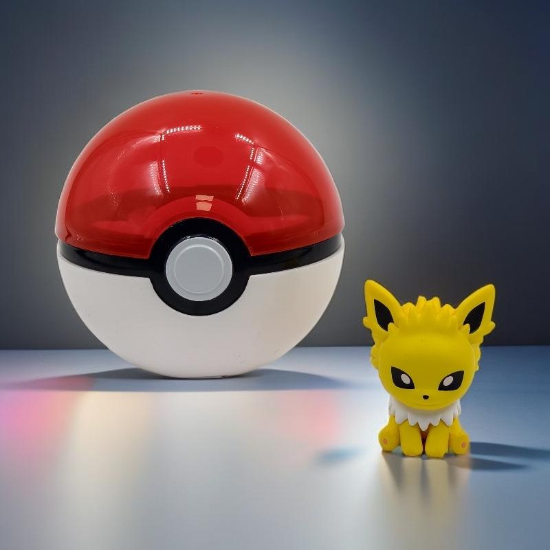 Pokémon Pikachu Mini Figure with Poké Ball Ornament - Tiny Adventure Car Décor & Birthday Gift Gashapon