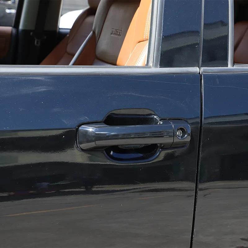 Car Door Handle Cover Trim Protection Cover Sticker Fit For Toyota Tundra Sequoia 2007- Auto Exterior