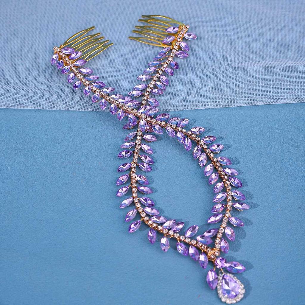 Kristall Braut Kopfschmuck für Frauen Tiara Braut Stirnband Mädchen Kopfschmuck Haarschmuck Geschenk Hochzeit Stirnband