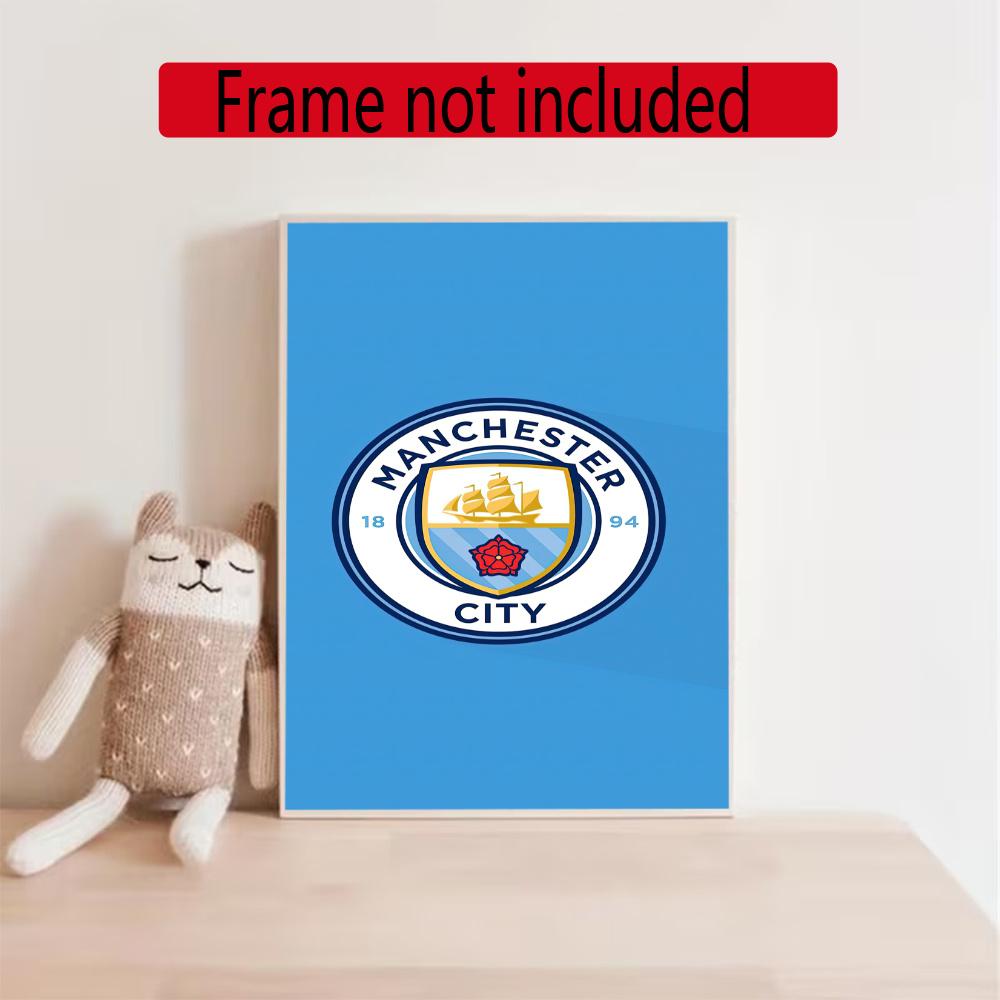 Manchester City 5D Diy Diamond Painting Round Diamond Diy Frameless Holiday Artwork Suitable For Home Office Wall Decoration
