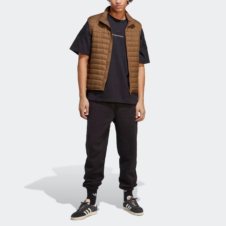 Adidas Originals Trefoil Blue Version Series Solid Color Jogger Pants Men Bottoms Black IA2447