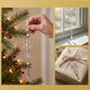1PC Snowflake Pendants New Year Ice Crystal Shape Home Decor Tree Decoration Christmas Transparent Xmas Gifts Hanging Drop Party