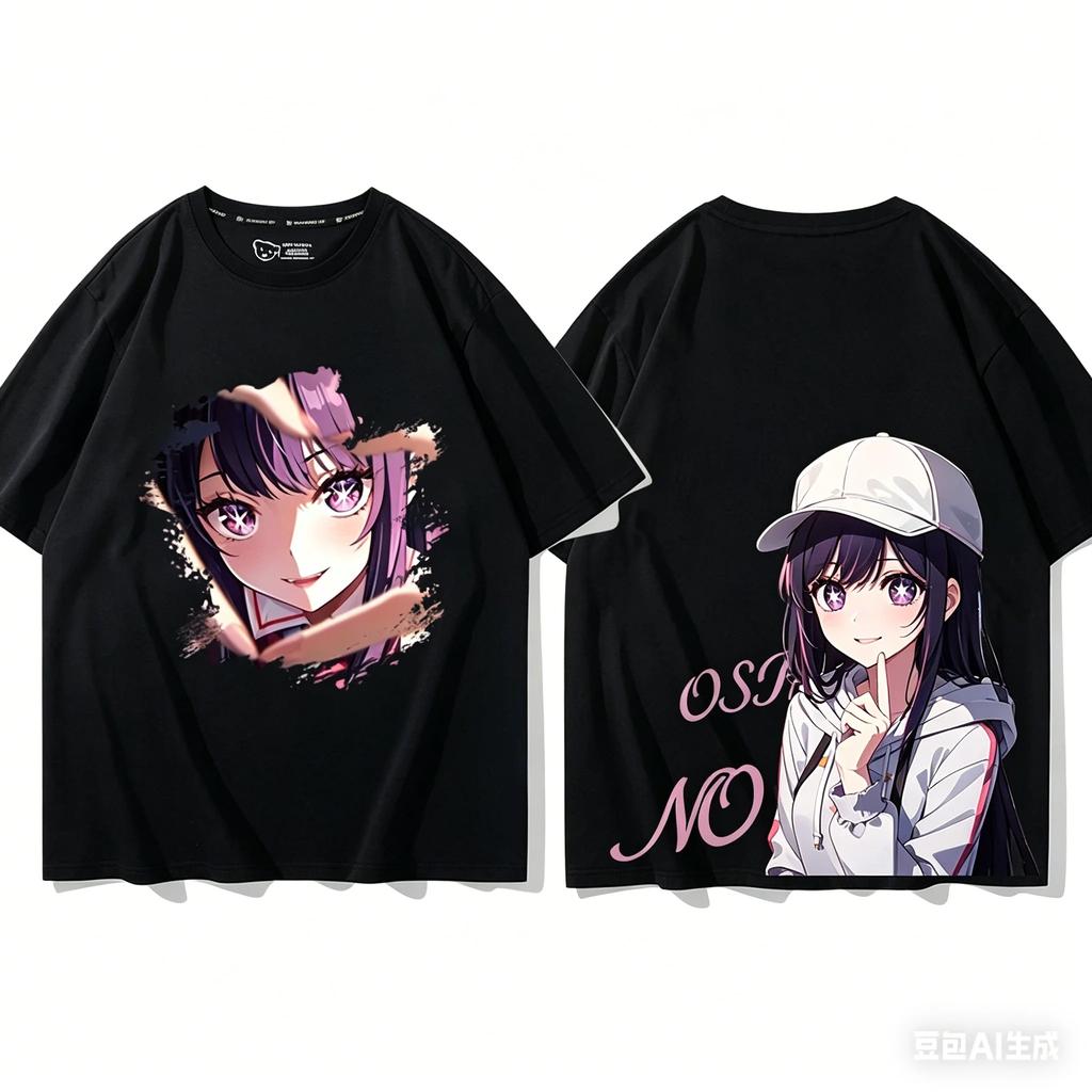 Oshi no Ko Anime Lover Koszulka Ubranie na cały rok osobowość Ubrania Duże Rozmiary Unisex Nowy Model Streetwear prezent wysoka jakość