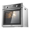 Forno de Parede Único 24" Forno de Parede Elétrico Embutido 9 Funções 2,68 Pés Cúbicos. Pés
