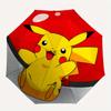 1pc Pikachu Pokémon Umbrella - Automatic Opening & Closing, Portable 3-Fold Design, 8-Rib Structure, Outdoor, Perfect Gift for Fans, Travelers, D