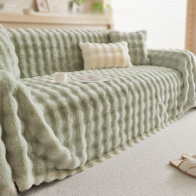 Sofa Überzug Stoff Winter Verdickt Anti-Katzenkratzer Sofa Überzug Plus Samt Überzug Sofa Kissen Kissen Sofa Handtuch Decke