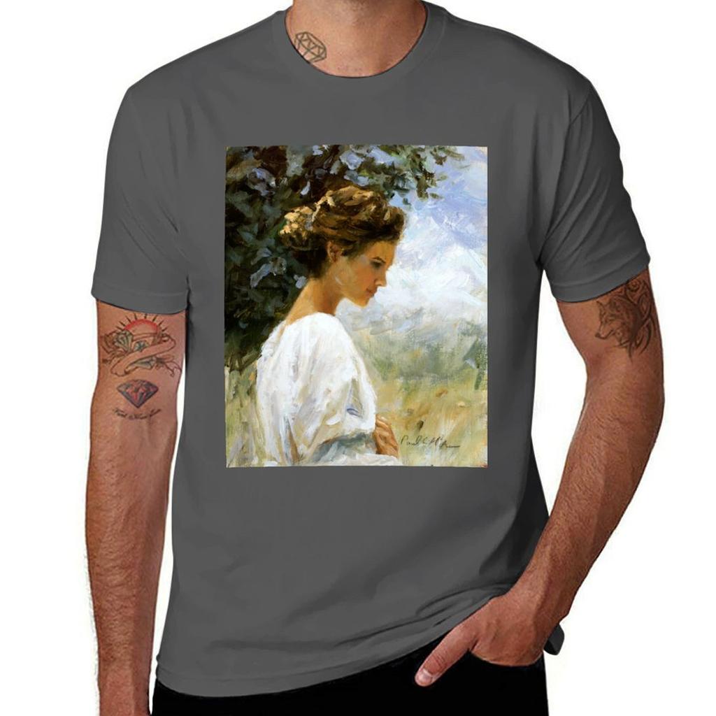 Camiseta de Verano con Sol Utilidad Casual Camiseta de Trabajo