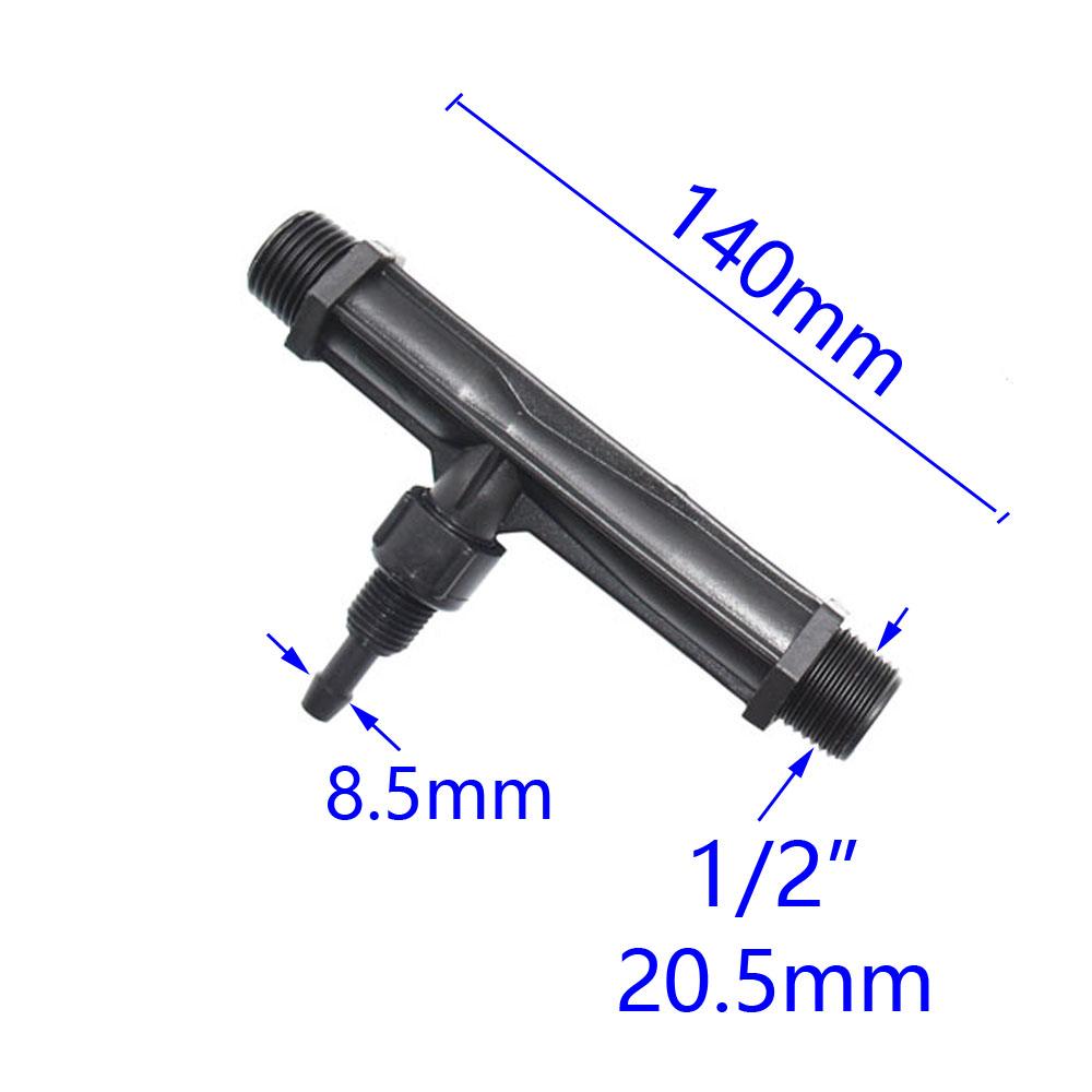 Irrigation Venturi Tube 1/2" 3/4" 1" 1.5" Male Thread Agriculture Venturi Fertilizer Injector Automatic Fertilization Tap 1 Pcs