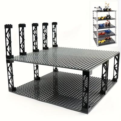 4pcs Blocchi di Costruzione della Città Treno Auto Pilastro di Supporto Trave Colonna Fascio 2x2x10 Militare Giocattoli Dei Mattoni Parti Tecniche Compatibili 95347