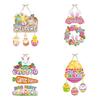 Multiple Part Spring Season Door Art Easter Party Supplies Easter Home Accessory Suitable For Entry Tables And Doorways