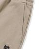 Brown Bless Tag Sweat Pants - Beige