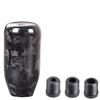 RASTP-Car Gear Shift Knob Forged Pattern Carbon Fiber Manual Transmission Shift Head for Most Car Decorations  Accessories