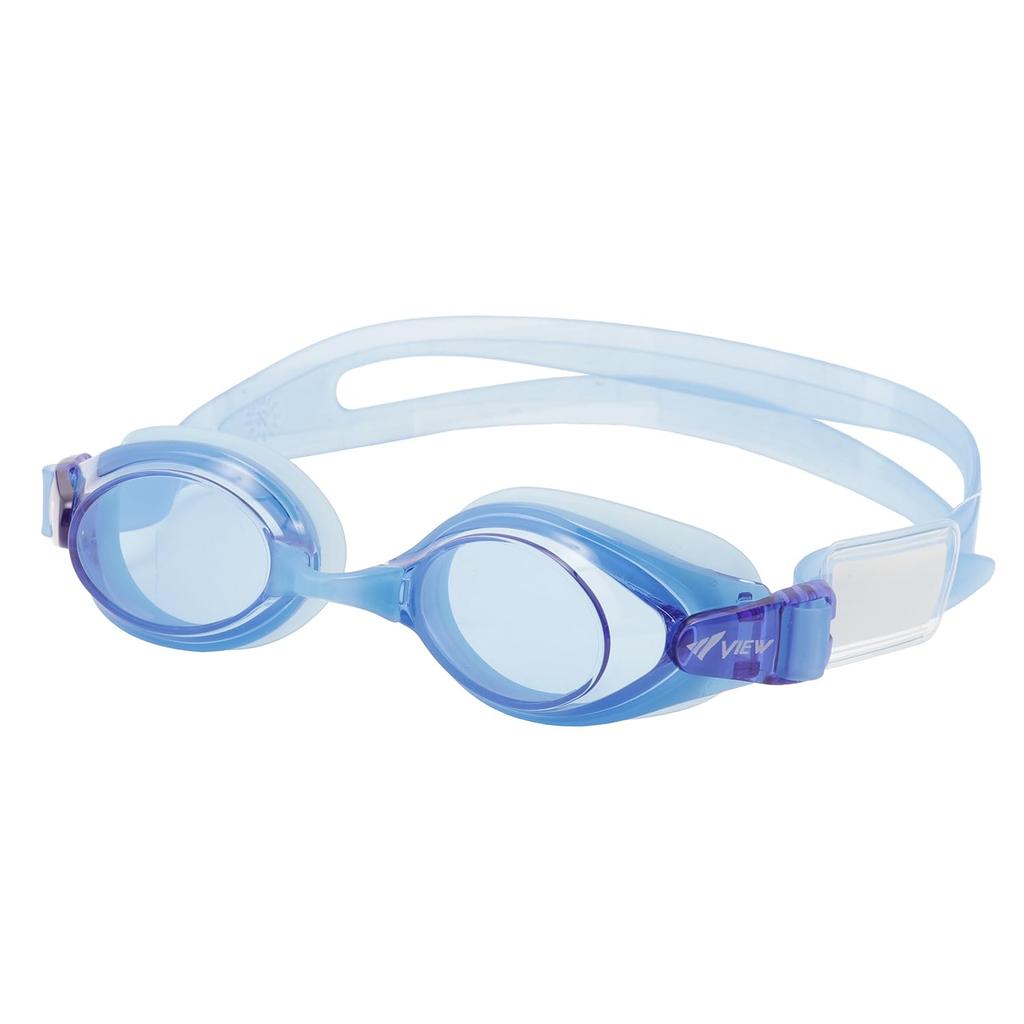 View V740JSA BL Swimming Made in for Elementary School Students Ages Prescription Lenses SWIPE UV Antibacterial Goggles, Japan, 6-12, Anti-Fog,