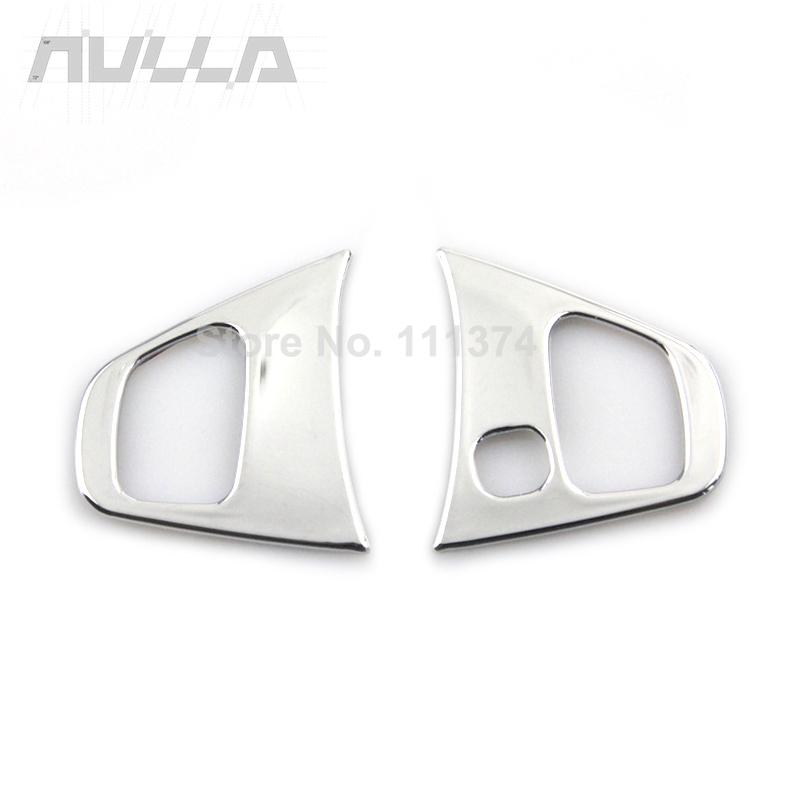 

Хромированный салон автомобиля, декор с кнопками на руле, рамка, накладка для Renault Clio 4 Clio4 2013 2015 2018, украшение Chrome