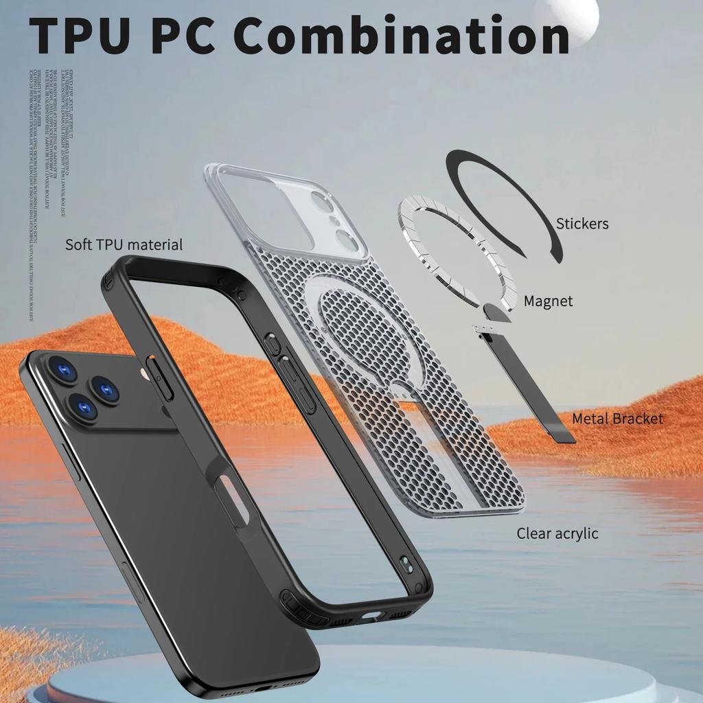 For Iphone17 Heavy Duty Military Grade Fall Protective Case for Iphone 17 Pro Max 16 Plus 17 Air 16e Pro Iphone17 Iphone16 Capa