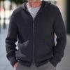 2025 New Men's Knitted Sweater Hooded Long Sleeve Knitted Sweater