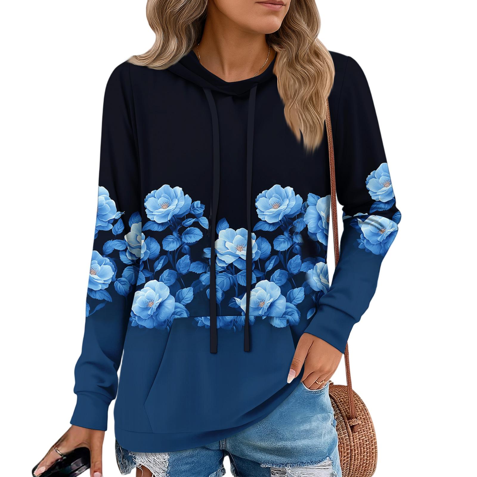 

Женские худи-пуловеры, модные толстовки с капюшоном для девочек-подростков, женский осенний туник-топ XL