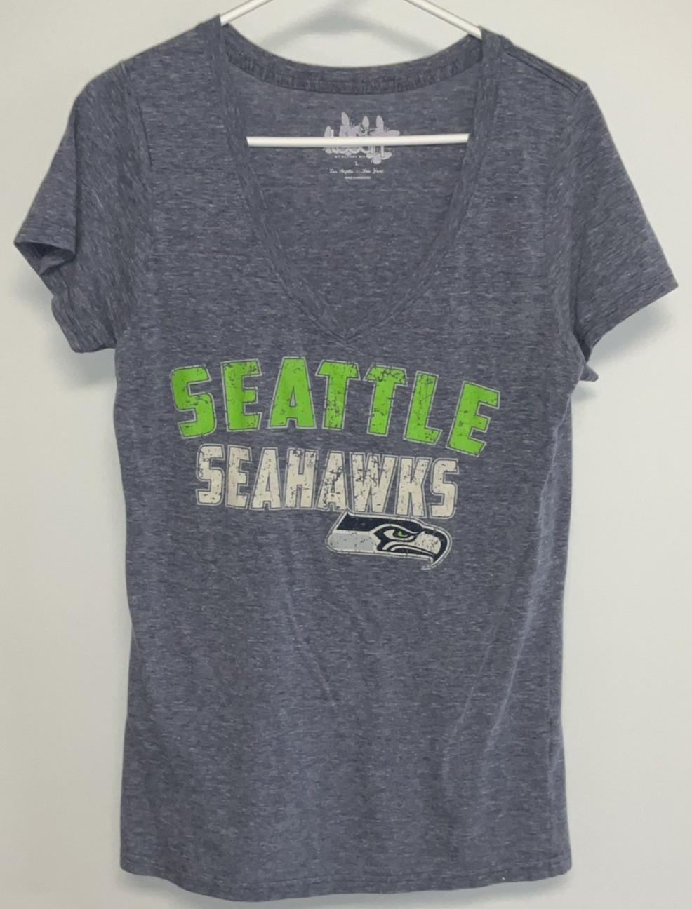 Seattle Seahawks Short Sleeve T-Shirt Women’s Large XXXXL