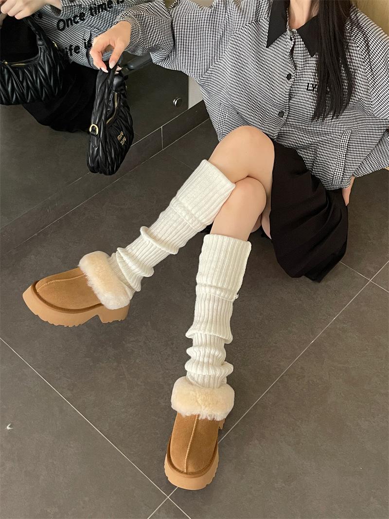 

2025 новые женские туфли на высоком каблуке, зимние, хлопковые, полушлейф, с одной педалью 40 светло-коричневого