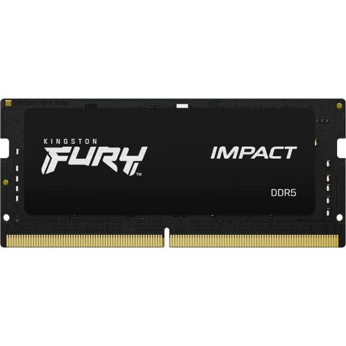 Mémoire DDR5 - KINGSTON - FURY Impact - SODIMM - 64 Go (2 X 32 Go) - 5600 Mhz - CL40