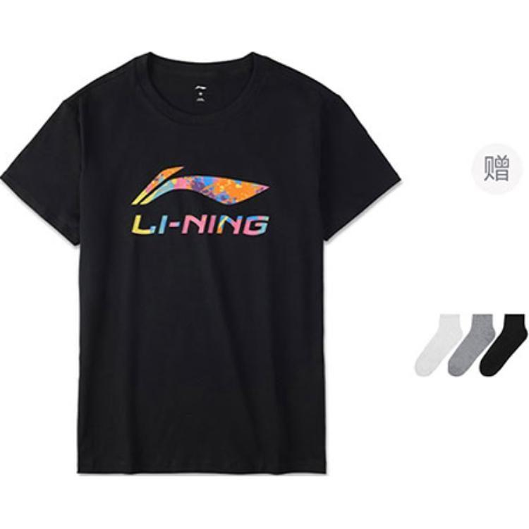 Li Ning Sports Fashion Collection T Shirt Unisex Black AHSU835-1