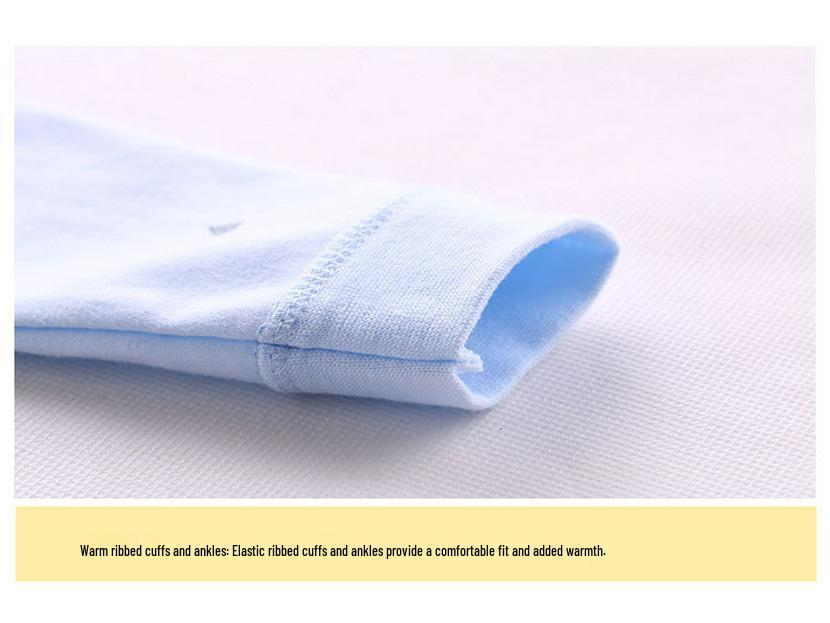 Autumn Pure Cotton Long Johns Set for Toddlers and Newborns - Antibacterial Spring Cardigan & Underwear